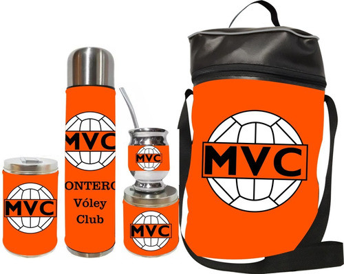 Equipo De Mate Set Matero Completo Monteros Voley. Ecocuero 0