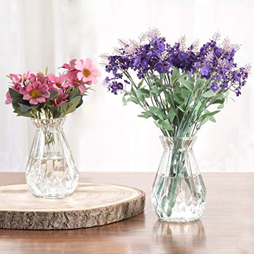 Mygift - Jarrones Decorativos De Cristal Transparente De 50 1