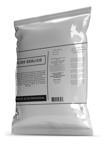 Ácido Oxalico 99% ( Sal Azedo ) Pacote 1 Kg Premium 1