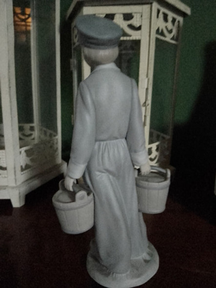 Figura Porcelana Lladro Lechero 1 Figura Porcelana Lladro Lechero 1