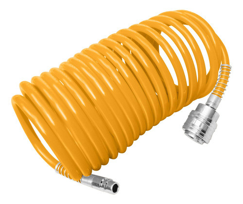 Manguera Espiral 10 Mts Con Acoples Ø6 Y 8 0