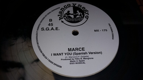 Marce I Want You Maxi Español Vinilo Transparente 2017 1
