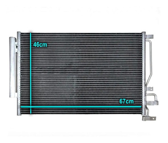 Condensador Chevrolet Captiva Nafta Automatica 2012/2015 0 Condensador Chevrolet Captiva Nafta Automatica 2012/2015 0