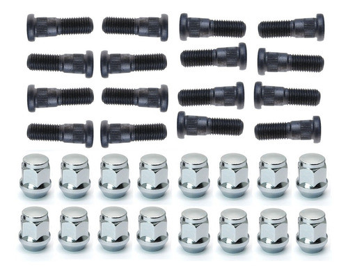 Kit 16 Prisioneiro E Porca Cromada Ford Ka 97 A 2013 0