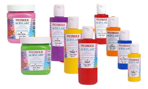 Acrílico Profesional Eureka Acrylart 60cc Tradicionales X 48 0