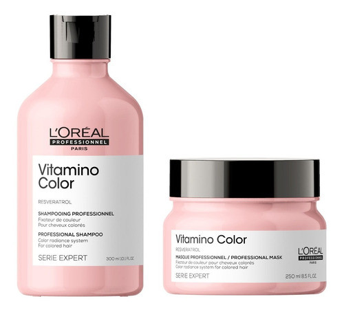 Pack Vitamino Color Shampoo + Mascara Loreal 0