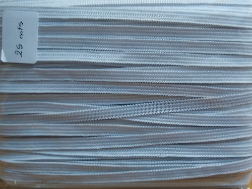 Elástico 5 Mm Blanco Pieza De 25 Mts 0