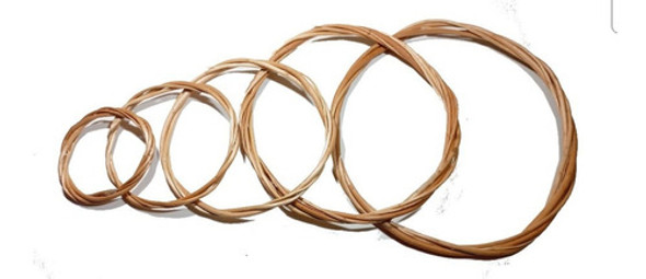 Kit Combo 18 Aros Mimbre Medida De 5cm A 50cm Atrapasueños 1