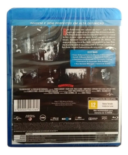 Blu-ray Frankenstein - Boris Karloff - Original & Lacrado 1