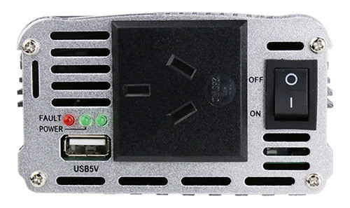 Inversor De Corriente 500w C/pinzas+ Conector 12v Salida Usb 1