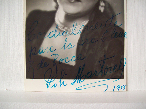 Adp Firma Autografo Dedicado Pili Martorell 1955 1