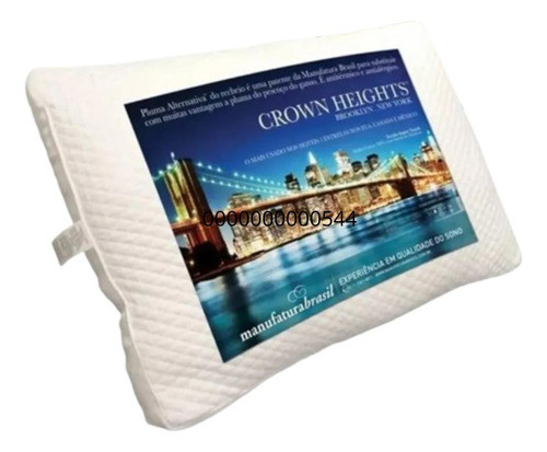 Travesseiro Crown Heights Hotelaria/ Pousada 50x70 - Pvc 0