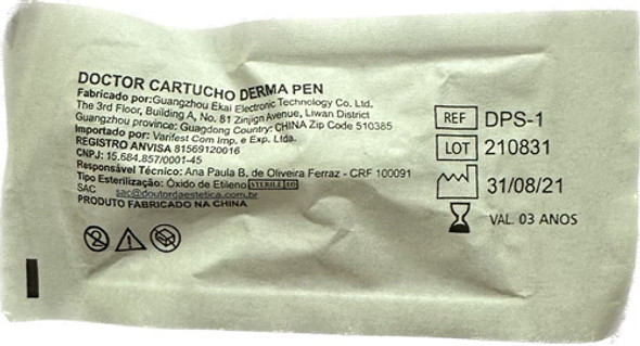 Kit 2 Cartuchos Micropigmentação Dermapen 1 Agulha Dr. Pen 1 Kit 2 Cartuchos Micropigmentação Dermapen 1 Agulha Dr. Pen 1