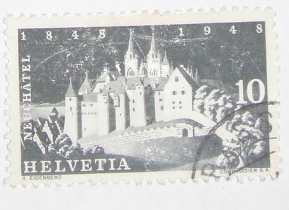 Selo Antigo Helvetia  - Eidenbenz 1948 0