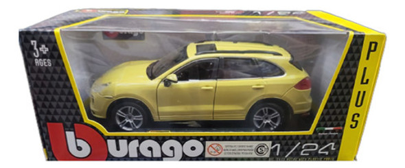 Porsche Cayenne  Turbo  Burago 1/24 Coleccionable Metalico 0 Porsche Cayenne  Turbo  Burago 1/24 Coleccionable Metalico 0