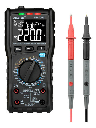 Mestek 10000 Conta True Rms Multifuncional Digital 0