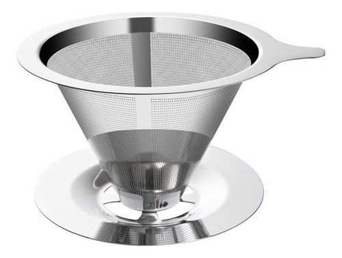 Coador De Café Pour Over Inox Tam. 102 - Não Precisa Filtro 0