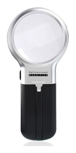 Lupa Dos Luces Led A Pilas Multifuncional Mango Rebatible 0