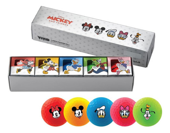 Volvik X Disney Paquete 5 Pelotas Golf Vivid Collector Micky 0 Volvik X Disney Paquete 5 Pelotas Golf Vivid Collector Micky 0