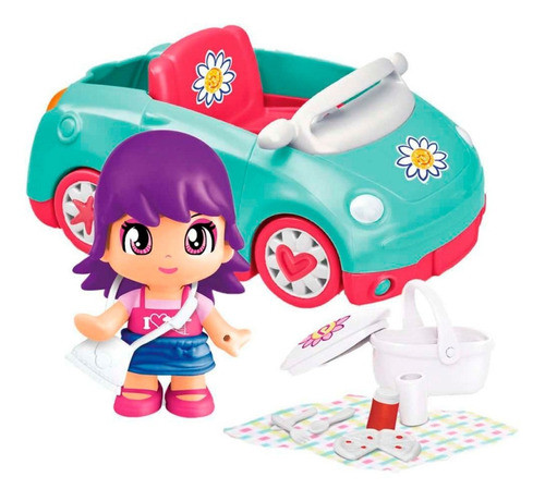 Pinypon Pin Y Pon Moto O Auto Muñeca Y Accesorios Original 0