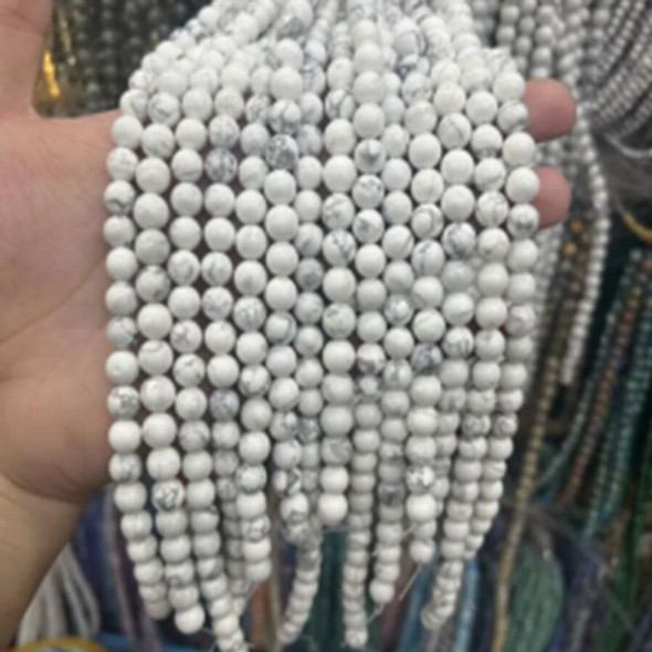 Tira Piedra Bolita 6mm - Howlite 0