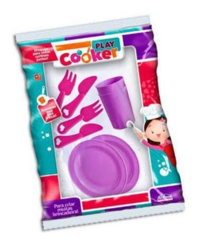 Kit Jantarzinho Com Pratos E Copos Com 8 Peças 0