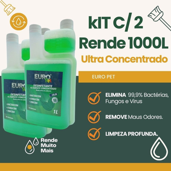 Desinfetante Bactericida Fungicida Concentrado Faz 500l 1