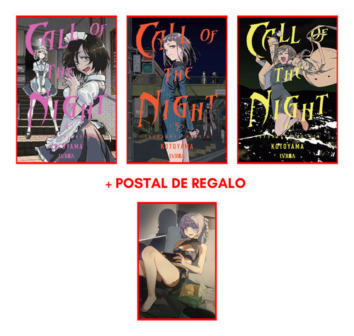 Combo Call Of The Night 4 A 6 - Manga - Ivrea 0