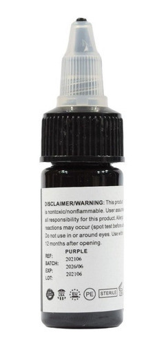Pigmento Tinta Tattoo Spark Ink 0.5oz (15ml.) Purple 1