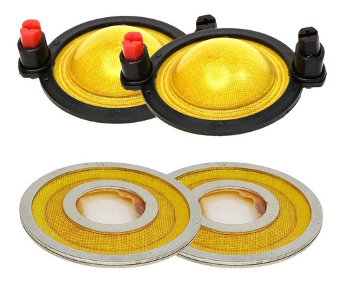 Kit 2 Reparos Driver D250x Fenólico E 2 Reparo Tweeter St300 0