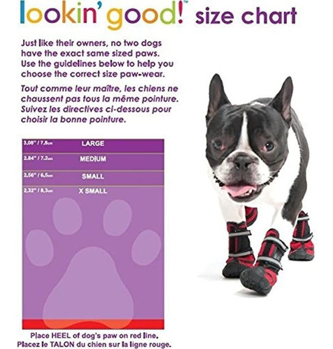 Moda Pet Rendimiento Impermeable Perro Botas 1