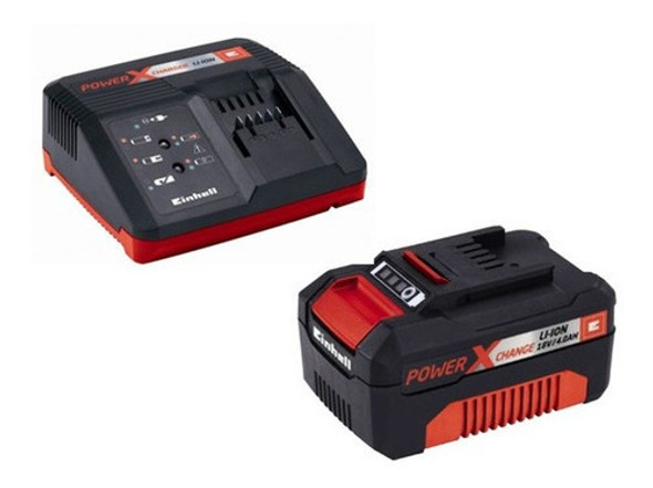 Starter Kit Einhell Cargador Rapido + Batería 18v 4 Ah Amp 0