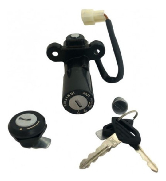 Kit Cerradura Bajaj Pulsar 125/135 Original -thormoto- 1 Kit Cerradura Bajaj Pulsar 125/135 Original -thormoto- 1