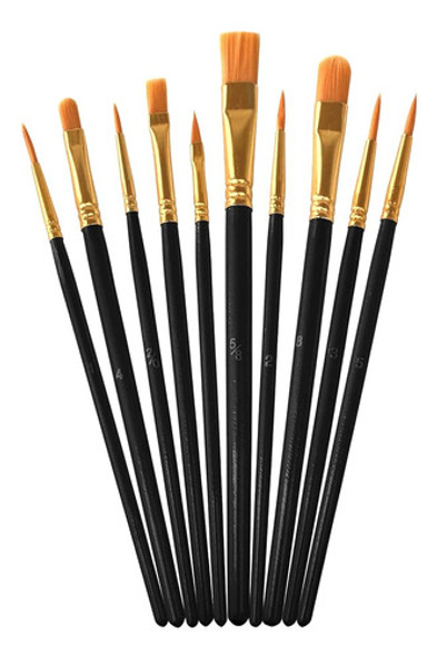 Paquete De 6 60 Piezas Juego De Pinceles Negros, Pincel De D 1 Paquete De 6 60 Piezas Juego De Pinceles Negros, Pincel De D 1