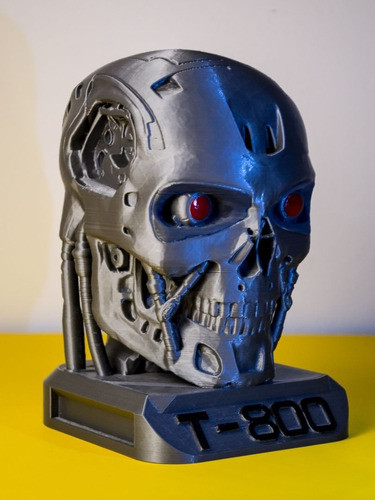 Terminator T-800 - Cabeza Sobre Base. Impresion 3d 1