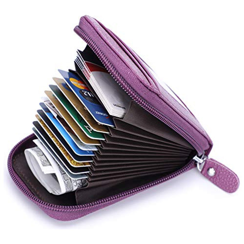 Billetera De Cuero De La Tarjeta De Crédito Para Mujeres Tit 0