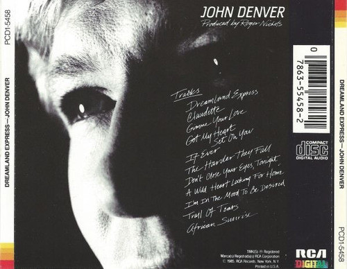 Cd John Denver - Dreamland Express (leia O Anuncio) 1