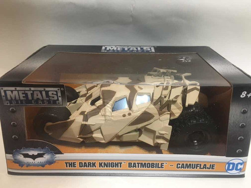 Batimovil- Nacion-the Dark Knigth Batmobile- Camuflaje- Dc 0