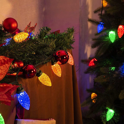 Dazzle Bright Luces De Navidad C9 Para Exteriores, 50 Luces 1