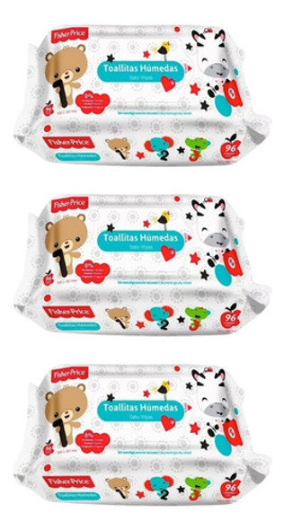 Toallitas Húmedas Paquete 48 Unidades X3 Bebé Fisher Price 0