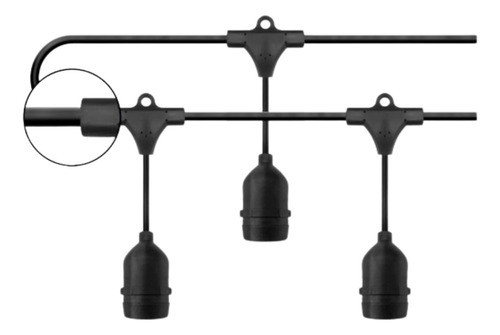 Guirnalda Exterior 5mts Sin Toma Accesorio Extensible P/gpl7 0