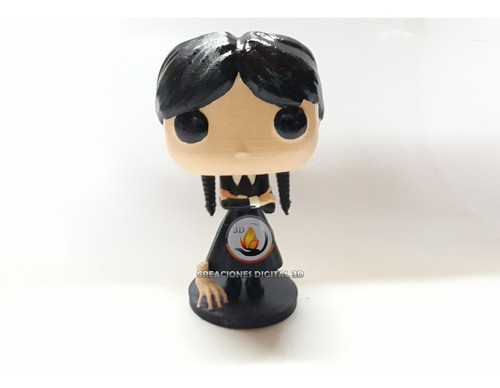 Merlina Addams Funco Impresión 3d Mod 2 0