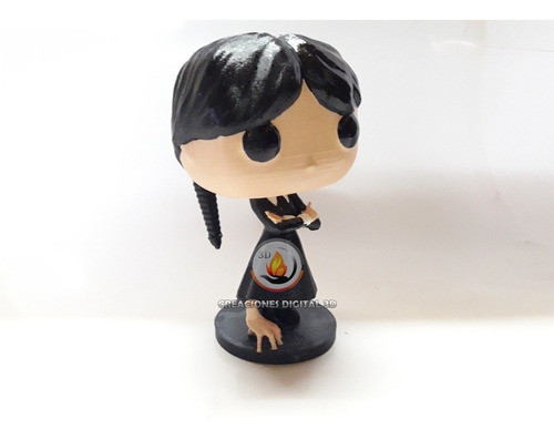 Merlina Addams Funco Impresión 3d Mod 2 1