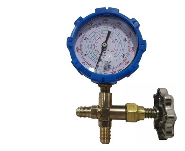 Manifold Simple Para R-22 R-12 R-134 + 2 Mangueras 1