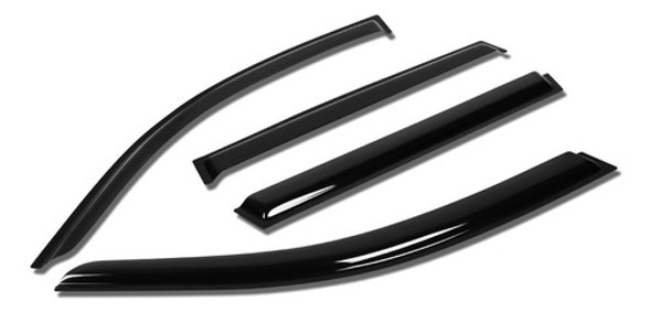 Dna Motoring Wvs-t2  0196 ventana Visera Deflector Lluvia G 0