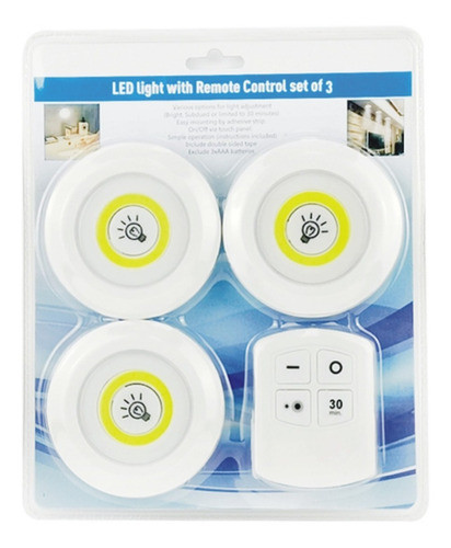 Luz Led Touch Interior Pack X 3 - Black Sheep 0