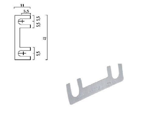 Fusible Desnudo 30-40-50-60-80-100-110-150-175 A X 10 Uni. 1