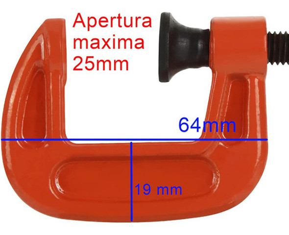 Pack 5 Unidades Prensa G 1 Pulgada Sargento 1