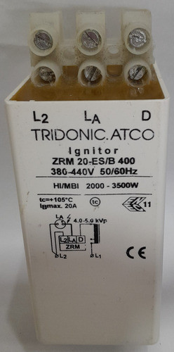 Ignitor Tridonic Zrm 20-es/b 400 Zrm20esb400 1