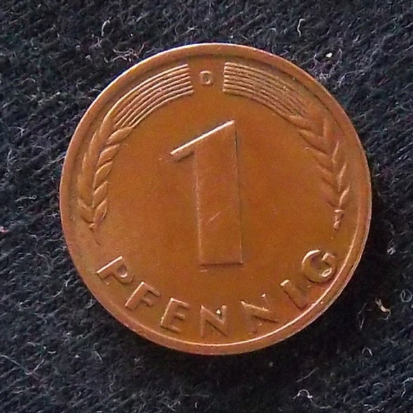 Alemania 1 Pfennig 1949 D Excelente Km A101 0